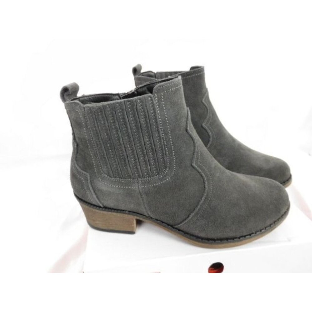 Propet Reese Dark Grey Ankle Boot Women's size 8 M Excellent Condition - Picture 7 of 11